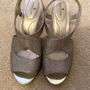 Silver Sparkle High Heels